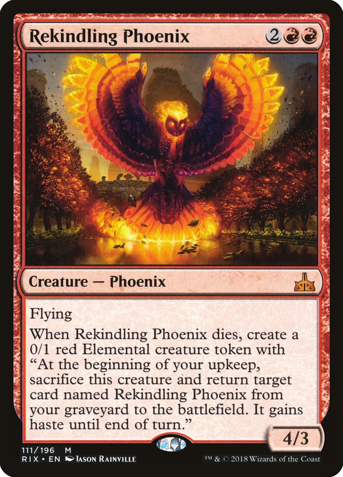 Rekindling Phoenix [Rivals of Ixalan] | Dragon's Lair Comics and Fantasy Houston TX