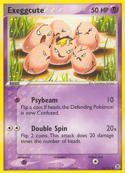 Exeggcute (33/112) [EX: FireRed & LeafGreen] | Dragon's Lair Comics and Fantasy Houston TX