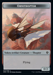 Phyrexian // Ornithopter Double-Sided Token [Dominaria United Tokens] | Dragon's Lair Comics and Fantasy Houston TX