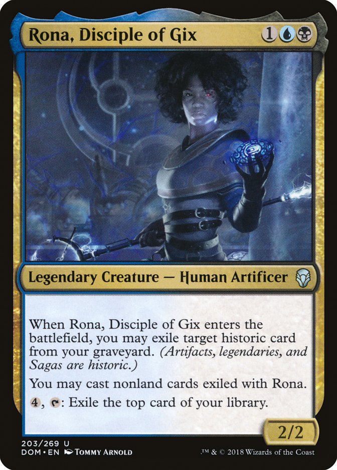 Rona, Disciple of Gix [Dominaria] | Dragon's Lair Comics and Fantasy Houston TX