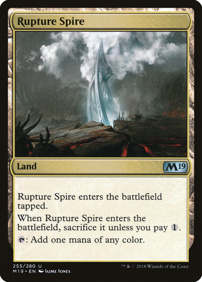 Rupture Spire [Core Set 2019] | Dragon's Lair Comics and Fantasy Houston TX