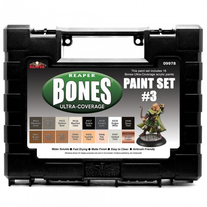 Reaper Master Series Paints: Ultra-Coverage Paint Set #3 | Dragon's Lair Comics and Fantasy Houston TX