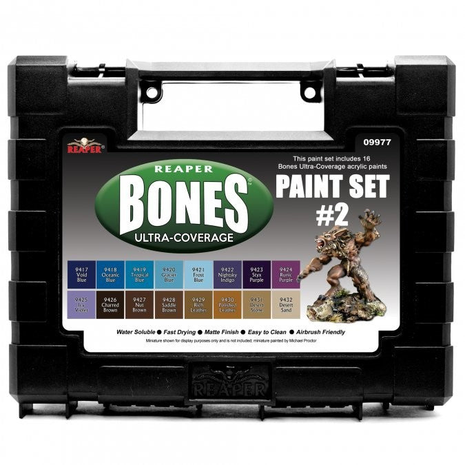 Reaper Master Series Paints: Bones Ultra-Coverage Paint Set 2 | Dragon's Lair Comics and Fantasy Houston TX