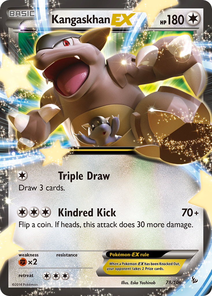 Kangaskhan EX (78/106) [XY: Flashfire] | Dragon's Lair Comics and Fantasy Houston TX