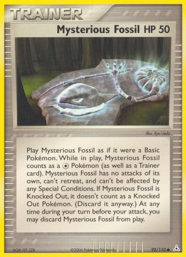 Mysterious Fossil (92/110) [EX: Holon Phantoms] | Dragon's Lair Comics and Fantasy Houston TX