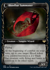 Voldaren Bloodcaster // Bloodbat Summoner (Showcase Fang Frame) [Innistrad: Crimson Vow] | Dragon's Lair Comics and Fantasy Houston TX