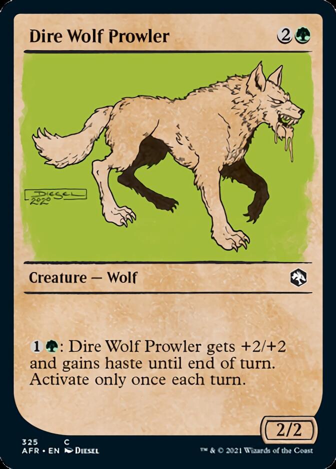 Dire Wolf Prowler (Showcase) [Dungeons & Dragons: Adventures in the Forgotten Realms] | Dragon's Lair Comics and Fantasy Houston TX