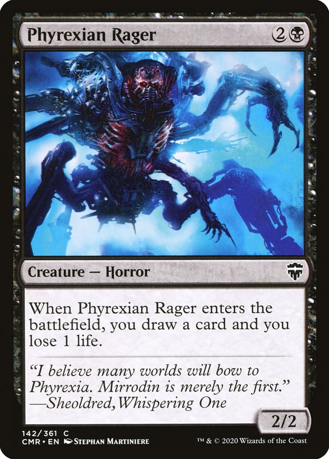 Phyrexian Rager [Commander Legends] | Dragon's Lair Comics and Fantasy Houston TX