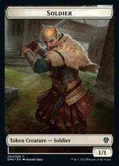 Soldier // Monk Double-Sided Token [Dominaria United Tokens] | Dragon's Lair Comics and Fantasy Houston TX