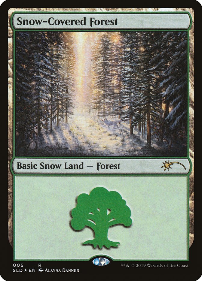 Snow-Covered Forest (005) [Secret Lair Drop Series] | Dragon's Lair Comics and Fantasy Houston TX