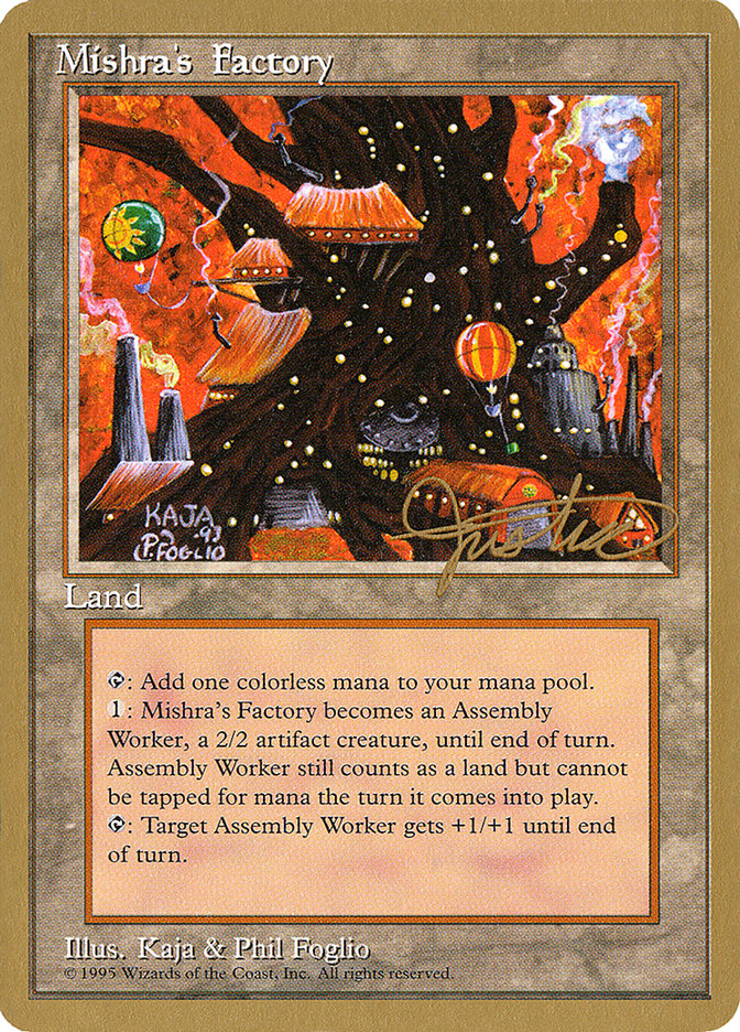 Mishra's Factory (Mark Justice) [Pro Tour Collector Set] | Dragon's Lair Comics and Fantasy Houston TX