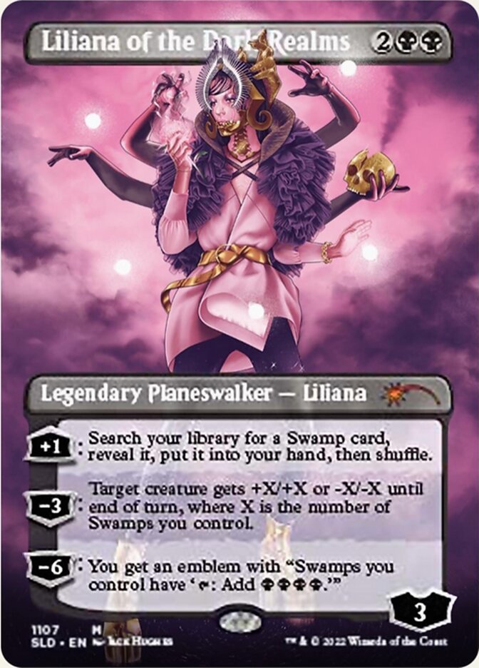 Liliana of the Dark Realms (Borderless) [Secret Lair Drop Series] | Dragon's Lair Comics and Fantasy Houston TX