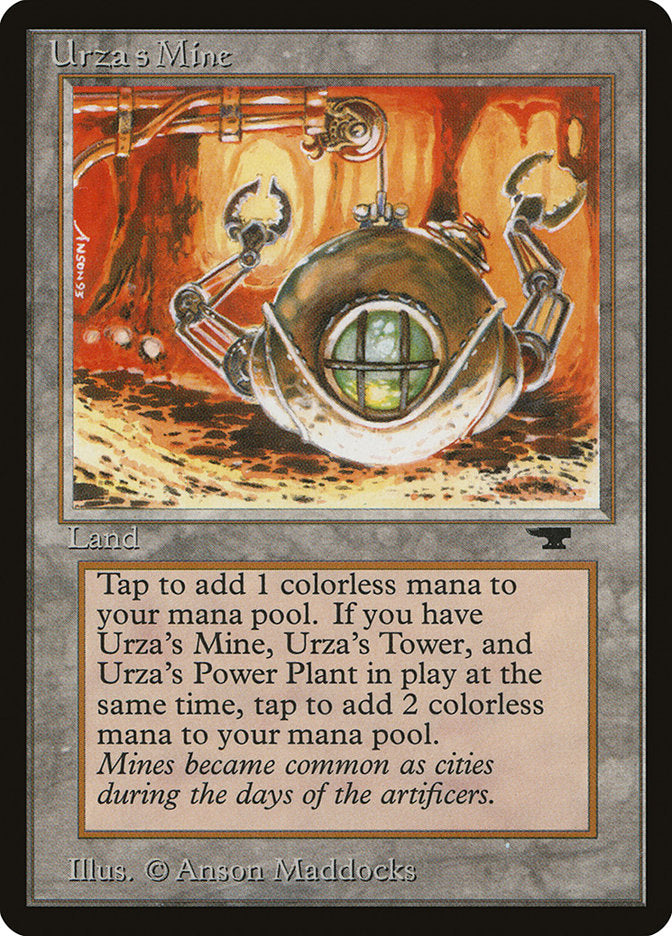 Urza's Mine (Orange Background) [Antiquities] | Dragon's Lair Comics and Fantasy Houston TX