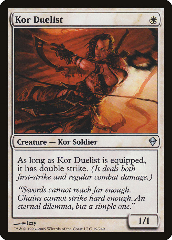 Kor Duelist [Zendikar] | Dragon's Lair Comics and Fantasy Houston TX