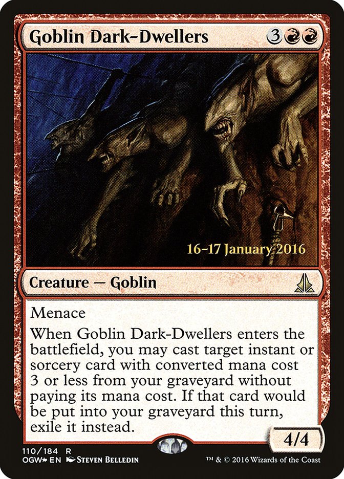 Goblin Dark-Dwellers [Oath of the Gatewatch Prerelease Promos] | Dragon's Lair Comics and Fantasy Houston TX