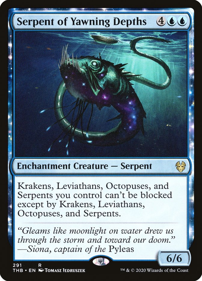 Serpent of Yawning Depths [Theros Beyond Death] | Dragon's Lair Comics and Fantasy Houston TX