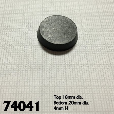 Reaper Miniature Bases: 20mm Round Plastic RPG Flat-Top Base | Dragon's Lair Comics and Fantasy Houston TX