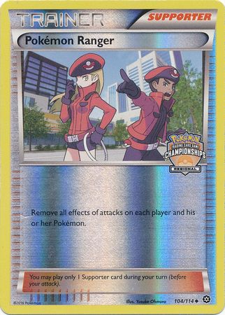 Pokemon Ranger (104/114) (Championship Promo) [XY: Steam Siege] | Dragon's Lair Comics and Fantasy Houston TX