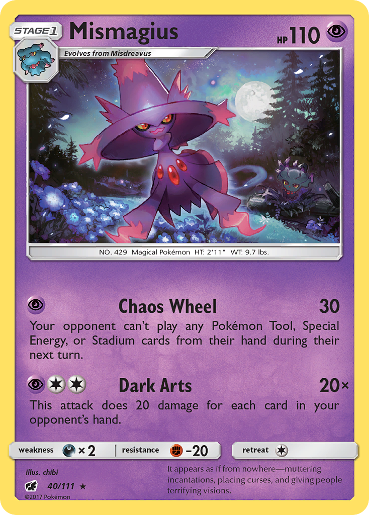 Mismagius (40/111) [Sun & Moon: Crimson Invasion] | Dragon's Lair Comics and Fantasy Houston TX