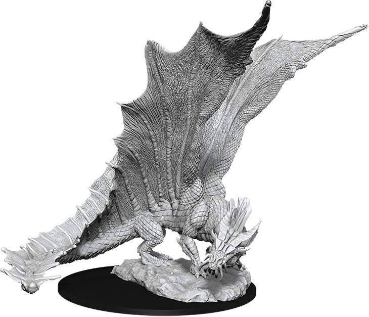 Wizkids Dungeons and Dragons Nolzur`s Marvelous Unpainted Miniatures: W11 Young Gold Dragon | Dragon's Lair Comics and Fantasy Houston TX