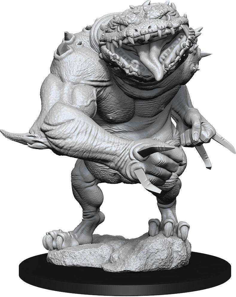 Wizkids Dungeons and Dragons Nolzur`s Marvelous Unpainted Miniatures: W11 Blue Slaad | Dragon's Lair Comics and Fantasy Houston TX