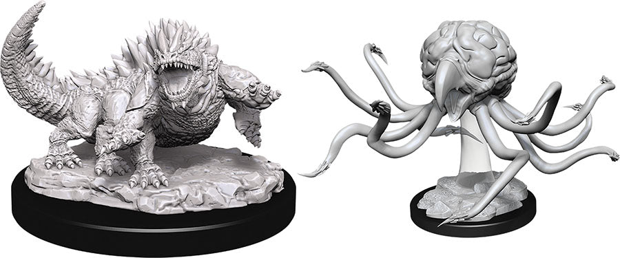 Wizkids Dungeons and Dragons Nolzur`s Marvelous Unpainted Miniatures: W11 Grell & Basilisk | Dragon's Lair Comics and Fantasy Houston TX