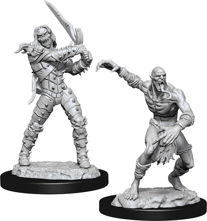 Wizkids Dungeons and Dragons Nolzur`s Marvelous Unpainted Miniatures: W11 Wight & Ghast | Dragon's Lair Comics and Fantasy Houston TX