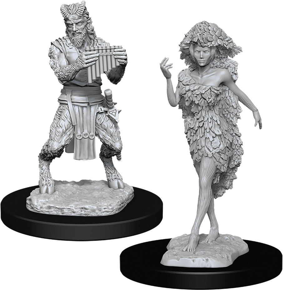 Wizkids Dungeons and Dragons Nolzur`s Marvelous Unpainted Miniatures: W11 Satyr & Dryad | Dragon's Lair Comics and Fantasy Houston TX