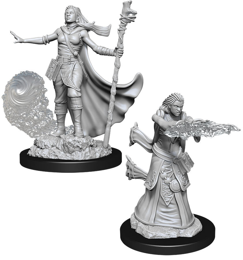 Wizkids Dungeons and Dragons Nolzur`s Marvelous Unpainted Miniatures: W11 Female Human Wizard | Dragon's Lair Comics and Fantasy Houston TX