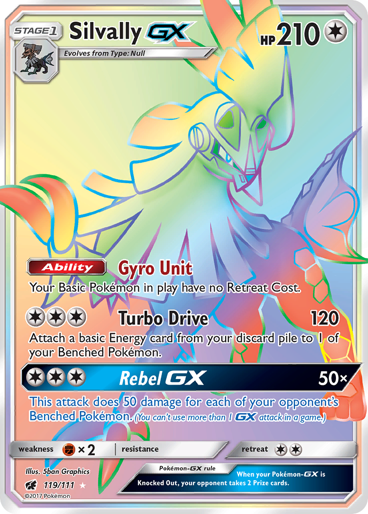 Silvally GX (119/111) [Sun & Moon: Crimson Invasion] | Dragon's Lair Comics and Fantasy Houston TX