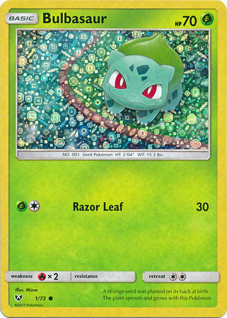 Bulbasaur (1/73) (General Mills Promo) [Sun & Moon: Shining Legends] | Dragon's Lair Comics and Fantasy Houston TX