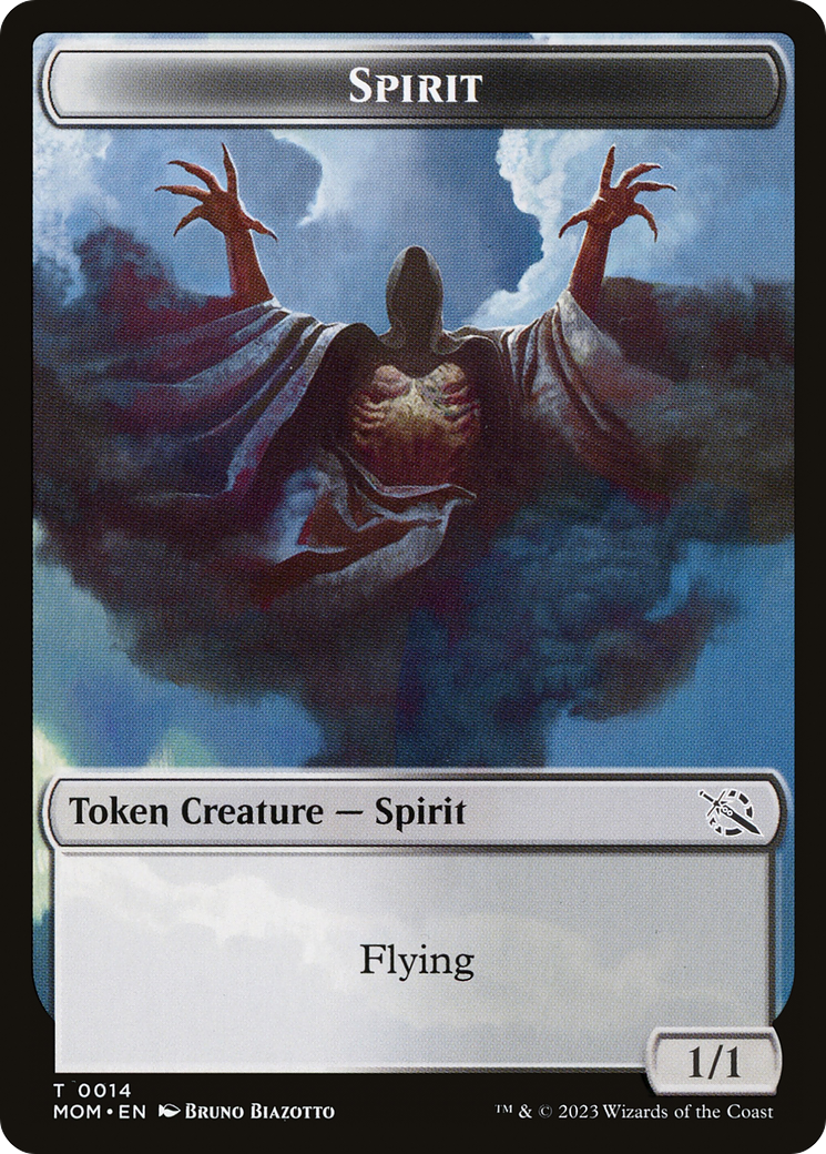 Thopter // Spirit (14) Double-Sided Token [March of the Machine Tokens] | Dragon's Lair Comics and Fantasy Houston TX