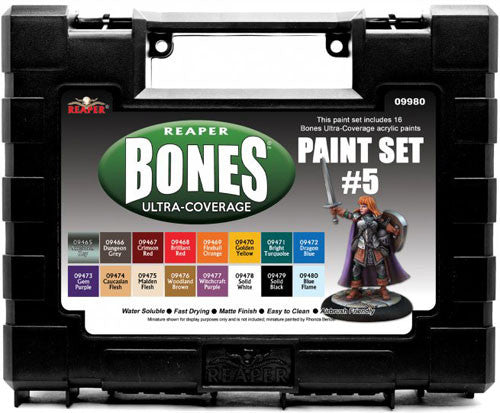 Reaper Master Series Paints Bones Ultra-Coverage Paints: Set #5 | Dragon's Lair Comics and Fantasy Houston TX