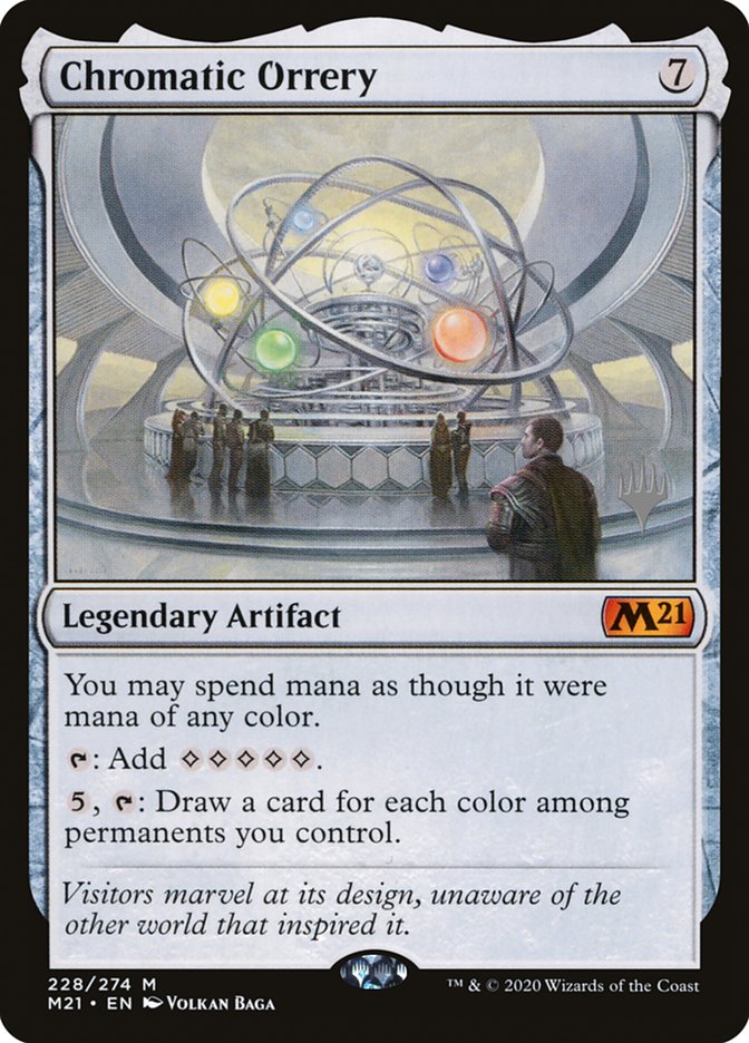 Chromatic Orrery (Promo Pack) [Core Set 2021 Promos] | Dragon's Lair Comics and Fantasy Houston TX