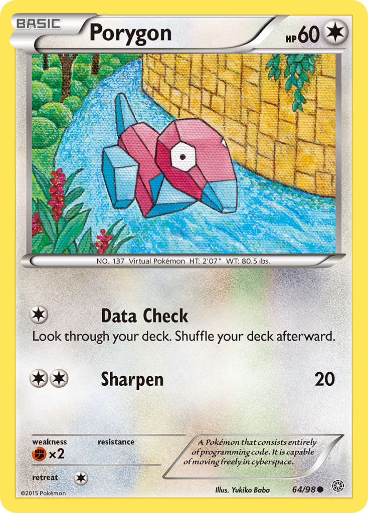 Porygon (64/98) [XY: Ancient Origins] | Dragon's Lair Comics and Fantasy Houston TX