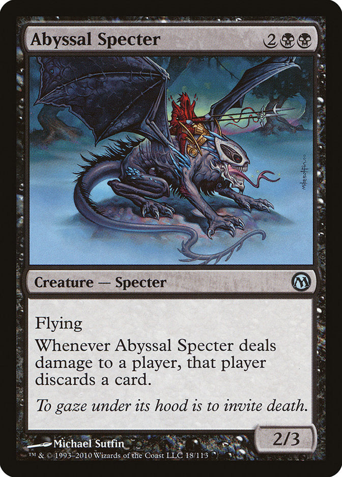 Abyssal Specter [Duels of the Planeswalkers] | Dragon's Lair Comics and Fantasy Houston TX