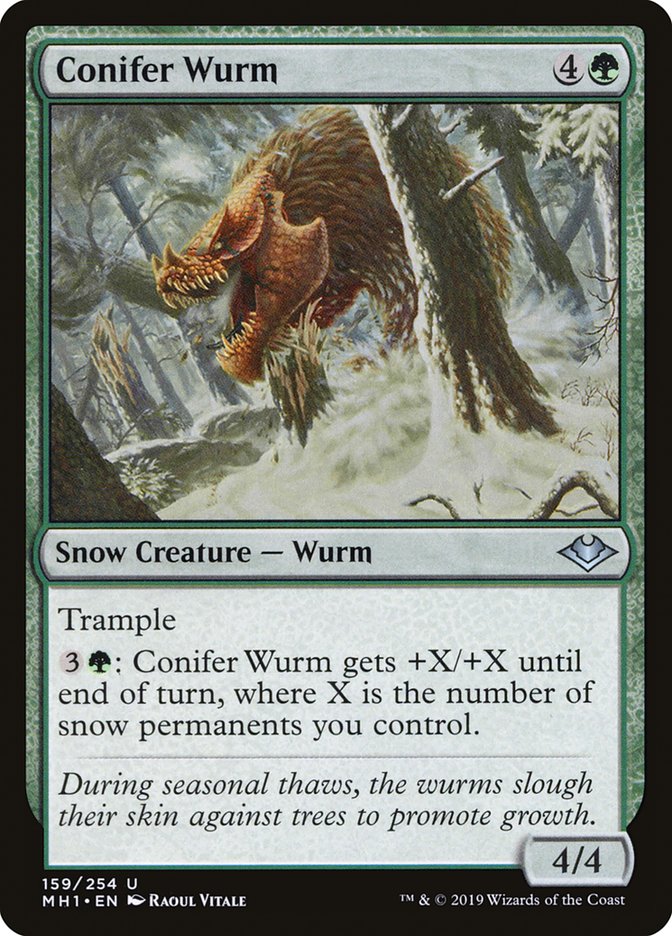 Conifer Wurm [Modern Horizons] | Dragon's Lair Comics and Fantasy Houston TX