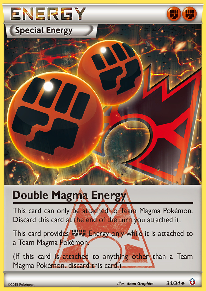 Double Magma Energy (34/34) [XY: Double Crisis] | Dragon's Lair Comics and Fantasy Houston TX