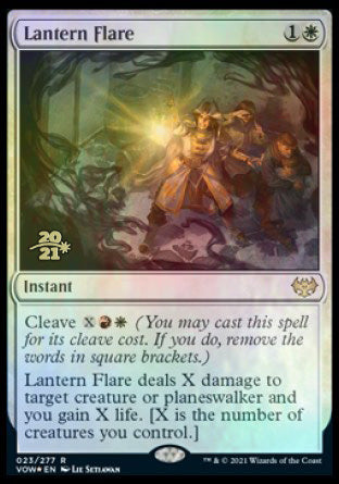 Lantern Flare [Innistrad: Crimson Vow Prerelease Promos] | Dragon's Lair Comics and Fantasy Houston TX