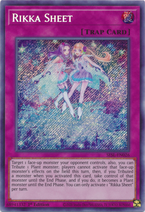 Rikka Sheet [SESL-EN026] Secret Rare | Dragon's Lair Comics and Fantasy Houston TX