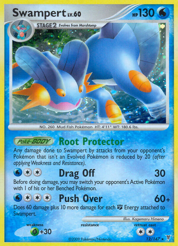 Swampert (12/147) (Theme Deck Exclusive) [Platinum: Supreme Victors] | Dragon's Lair Comics and Fantasy Houston TX