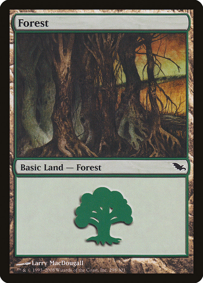 Forest (298) [Shadowmoor] | Dragon's Lair Comics and Fantasy Houston TX