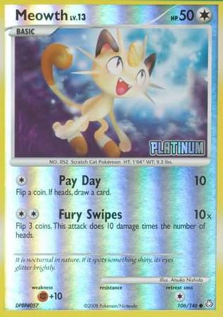 Meowth (106/146) [Burger King Promos: 2009 Collection] | Dragon's Lair Comics and Fantasy Houston TX