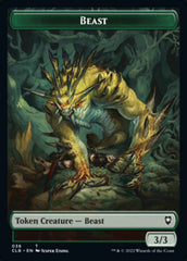 Satyr // Beast Double-Sided Token [Commander Legends: Battle for Baldur's Gate Tokens] | Dragon's Lair Comics and Fantasy Houston TX