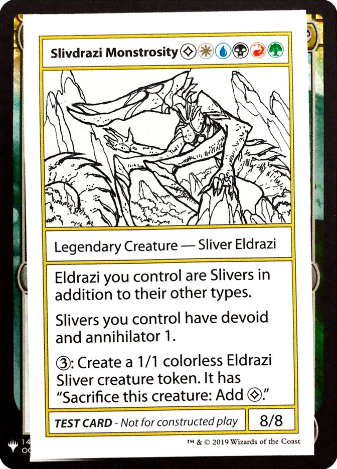 Slivdrazi Monstrosity [Mystery Booster Playtest Cards] | Dragon's Lair Comics and Fantasy Houston TX