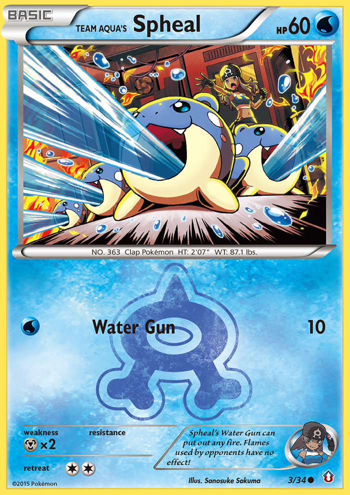 Team Aqua's Spheal (3/34) [XY: Double Crisis] | Dragon's Lair Comics and Fantasy Houston TX