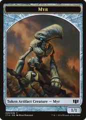 Myr // Pentavite Double-Sided Token [Commander 2014 Tokens] | Dragon's Lair Comics and Fantasy Houston TX