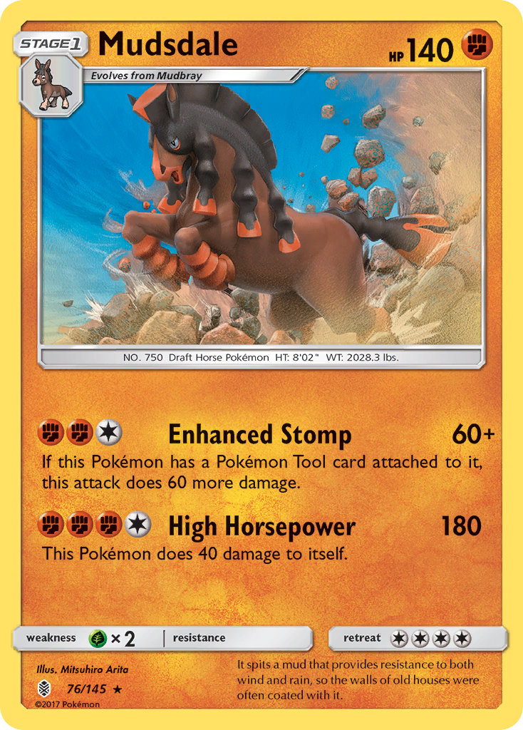 Mudsdale (76/145) [Sun & Moon: Guardians Rising] | Dragon's Lair Comics and Fantasy Houston TX