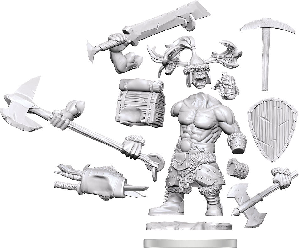 Wizkids Dungeons & Dragons Frameworks: W01 Orc Barbarian | Dragon's Lair Comics and Fantasy Houston TX