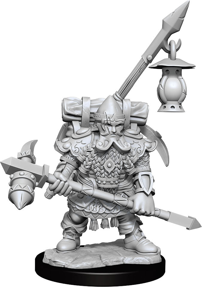 Wizkids Dungeons & Dragons Frameworks: W01 Human Dwarf Fighter | Dragon's Lair Comics and Fantasy Houston TX